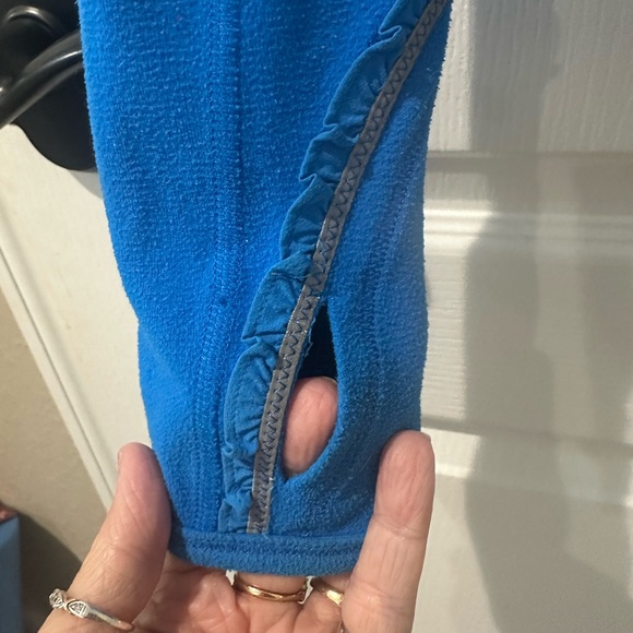 Lululemon U-Turn Half Zip Pullover Track Jacket Silver in Beaming Blue - Picture 10 of 13